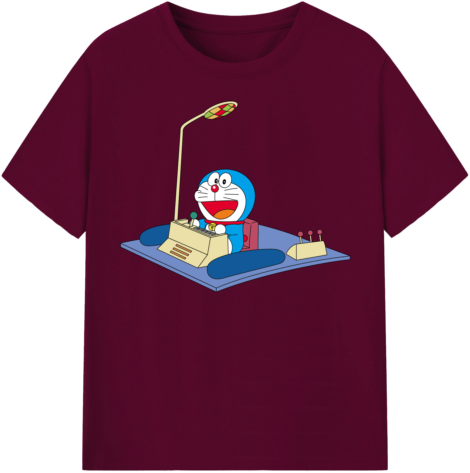 （画像用） ドラえもん Doraemon レディースカジュアルプリントTシャツ（綿100％）